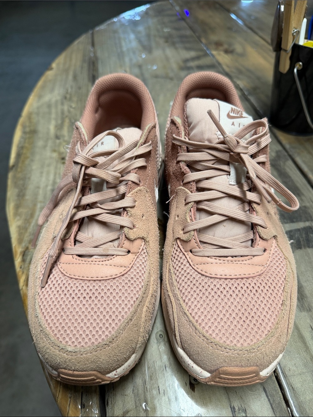 Nike Women’s Dusty Rose Mesh & Suede Sneakers